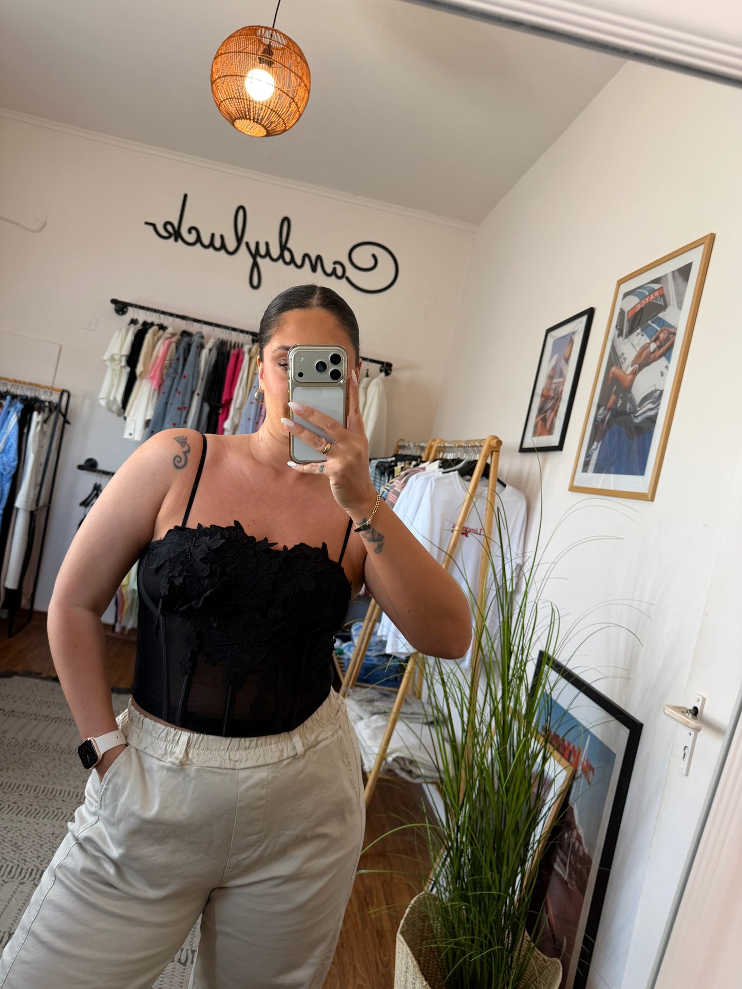 Flower corset