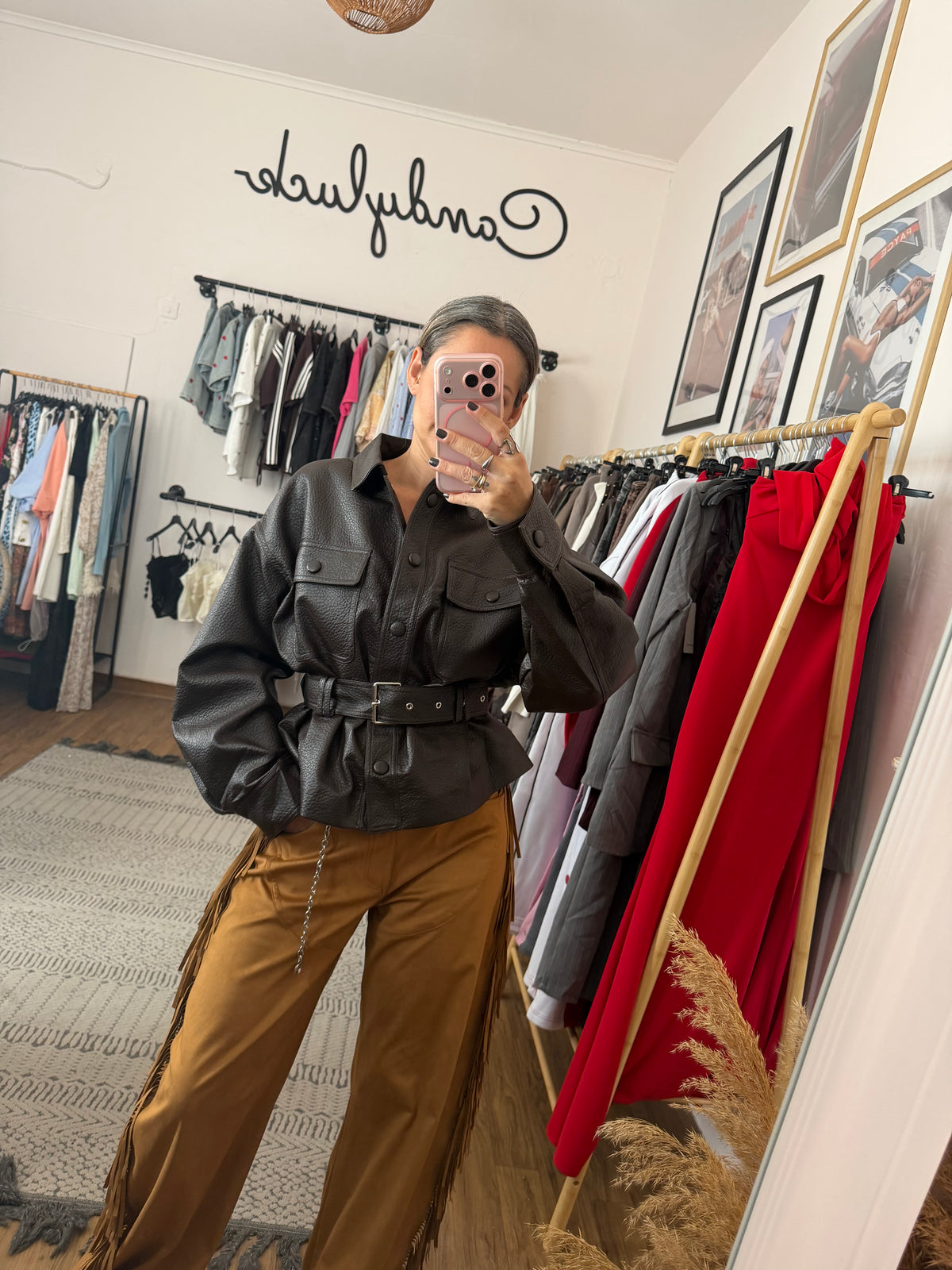 Leather jacket
