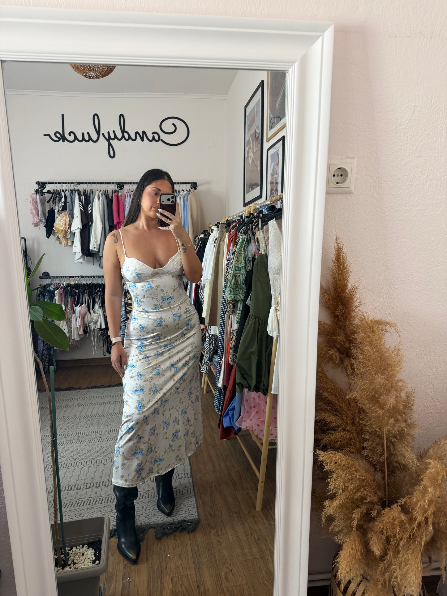 Satin dress