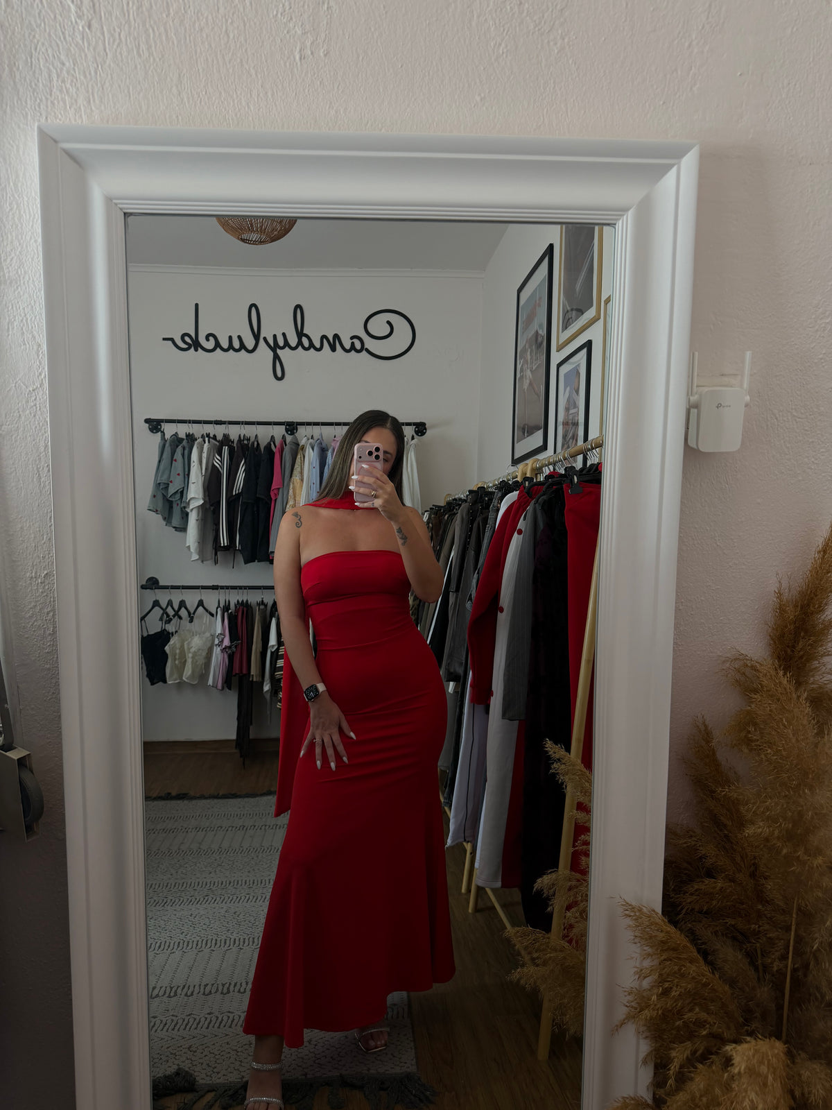 Red dress