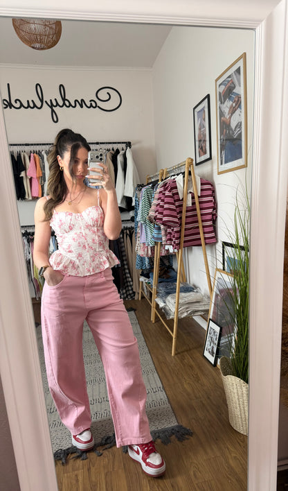 Floral corset