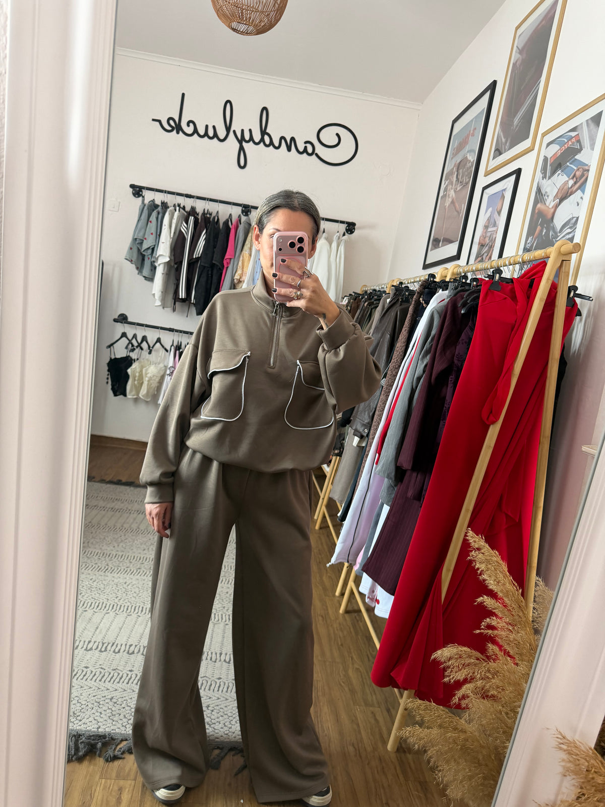 Sweatshirt tracksuit set