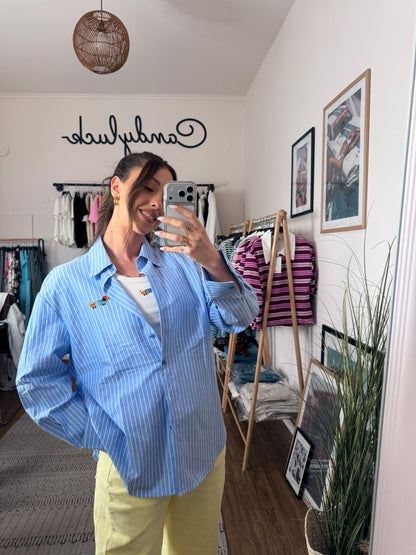 Shirt with top