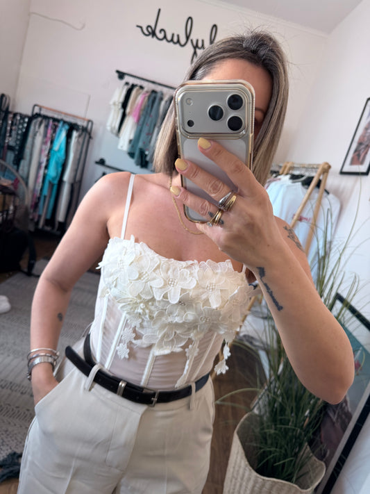 Flower corset