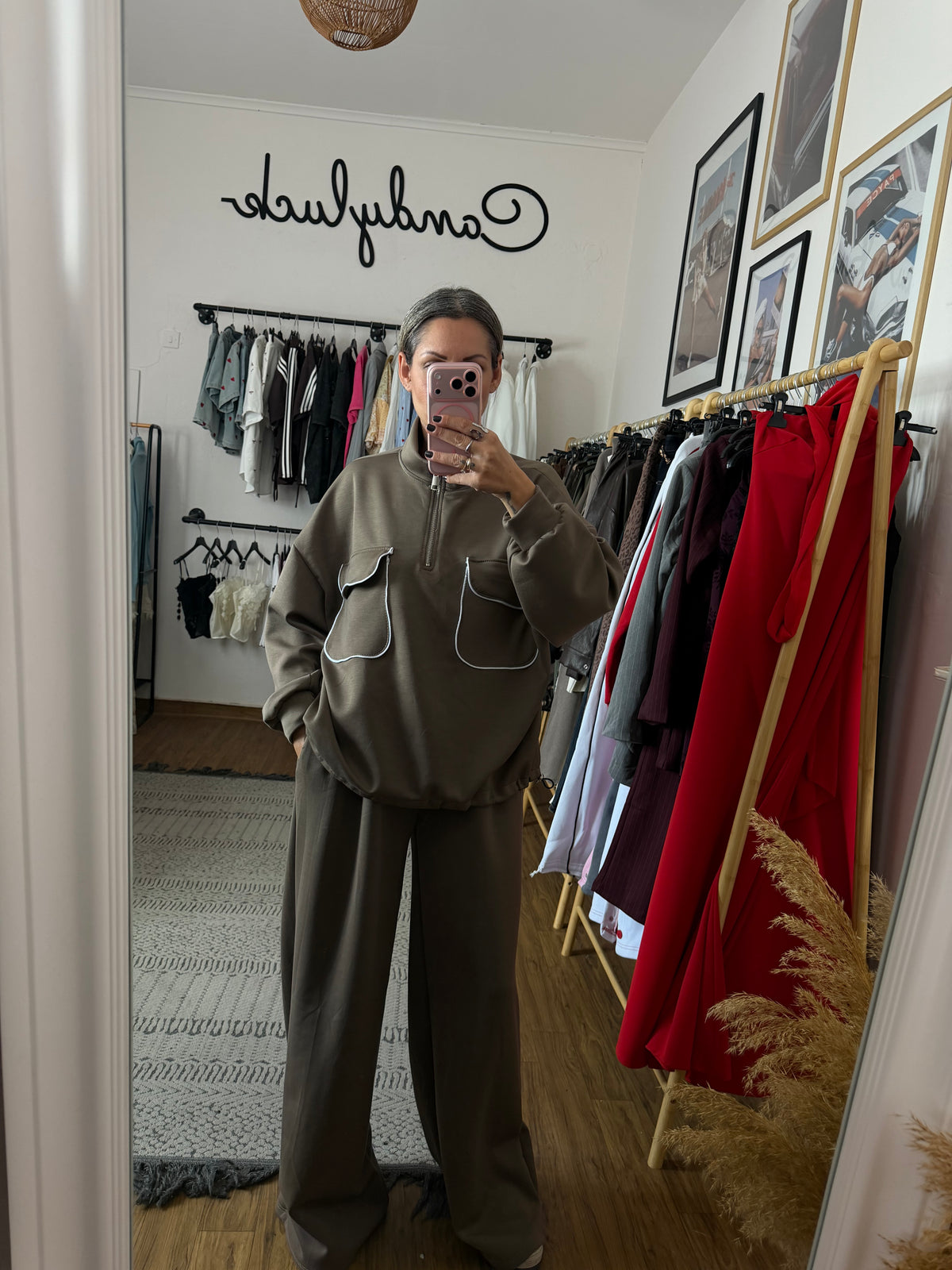 Sweatshirt tracksuit set