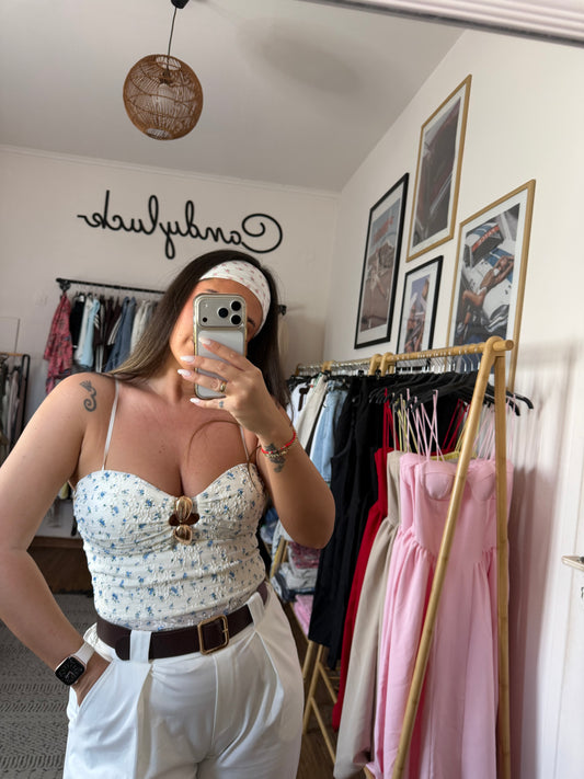 Flower bodysuit