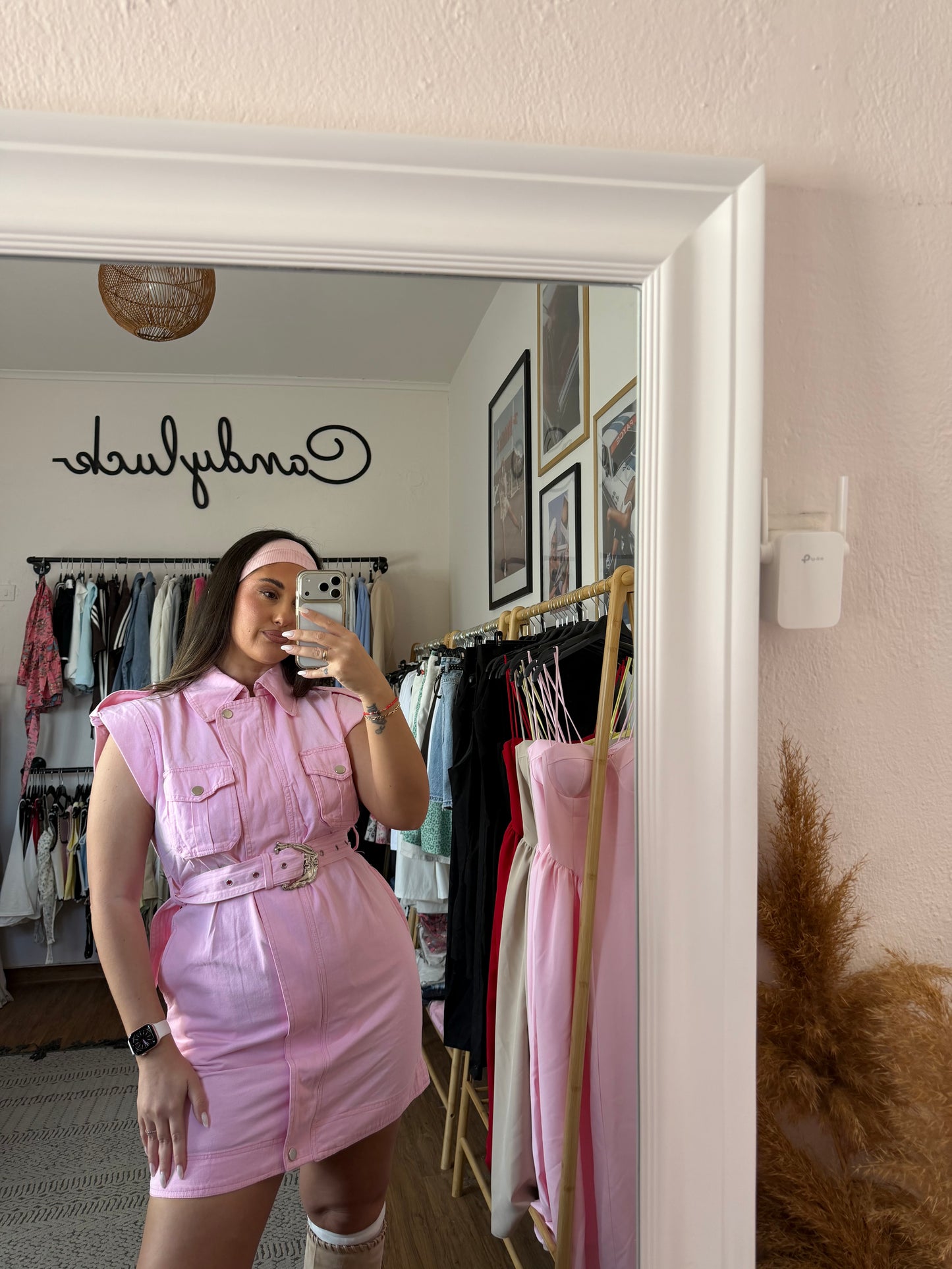 Pink dress